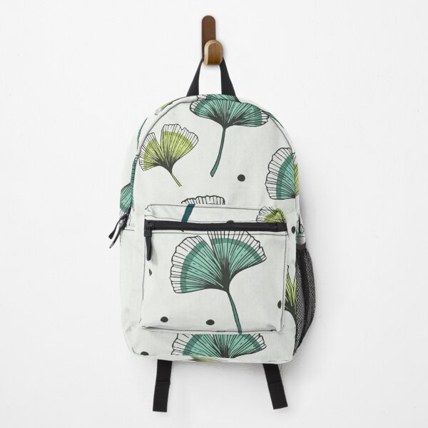 Item preview, leaves pattern with ginko leaves, Ginkgo leaves seamless pattern, Sleeveless Top 5 designed and sold by outmaneljalili.