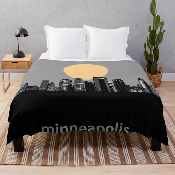 Item preview, minneapolis skyline minimal designed and sold by BekimART2.