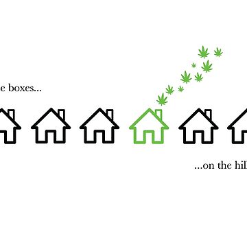 Artwork thumbnail, Weeds - Little boxes on the hillside by nestastic