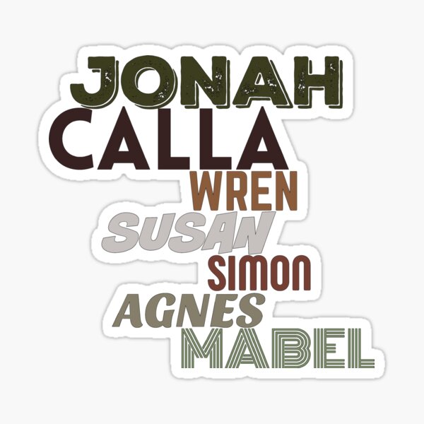 The Simple Wild Family Glossy Sticker