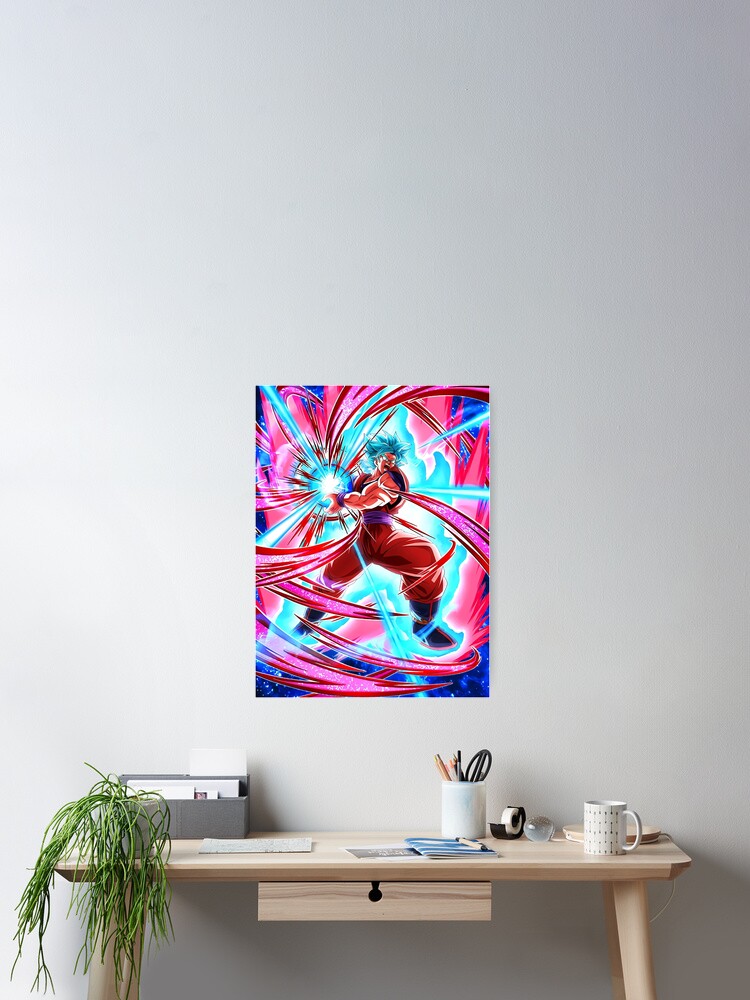 Goku Jubai Kaioken SS Blue Jigsaw Puzzle by AbdeeFactory