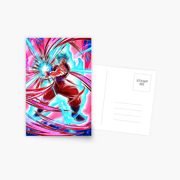 Gogeta Super Sayajin Blue Postcard by AbdeeFactory