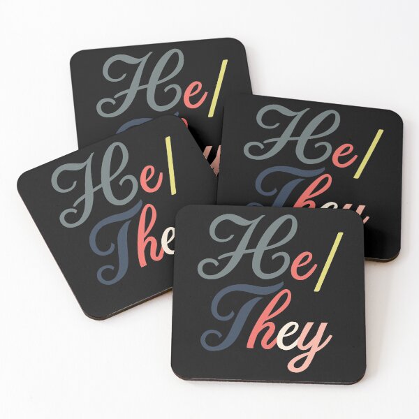 Item preview, He/They Pronouns designed and sold by galetea.