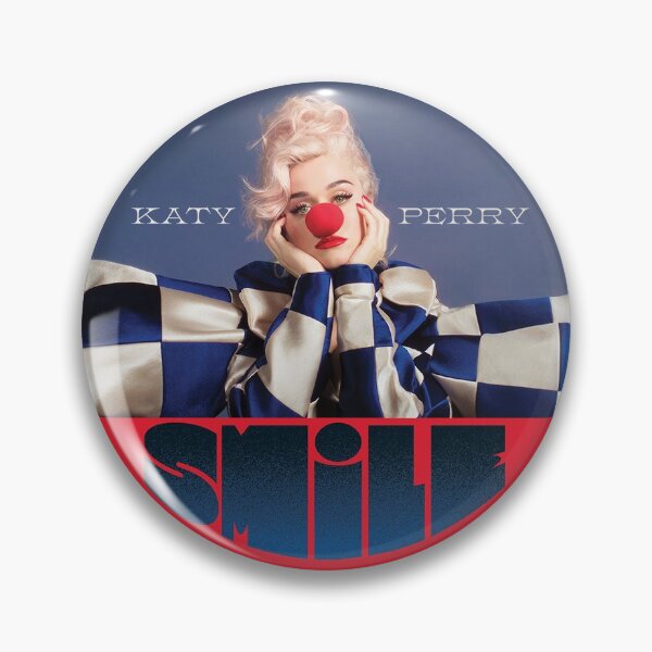 Item preview, katy perry smile pin button designed and sold by Cloudjls.