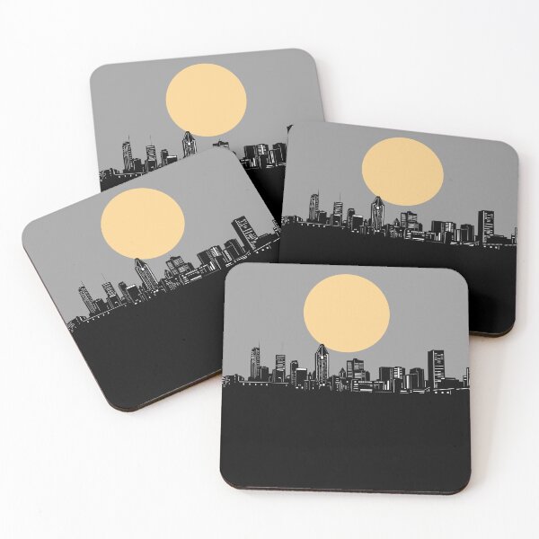 Item preview, montreal skyline minimal designed and sold by BekimART2.