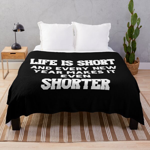 Item preview, Life is short new year funny gifts and ideas designed and sold by The Full Cart.