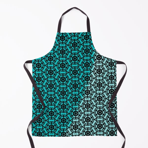 Item preview, Floral pattern in teal designed and sold by puravidavisions.