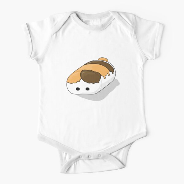 Fat Cat Marshmallow Short Sleeve Baby One-Piece