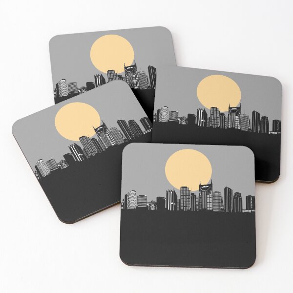 Item preview, nashville skyline minimal designed and sold by BekimART2.