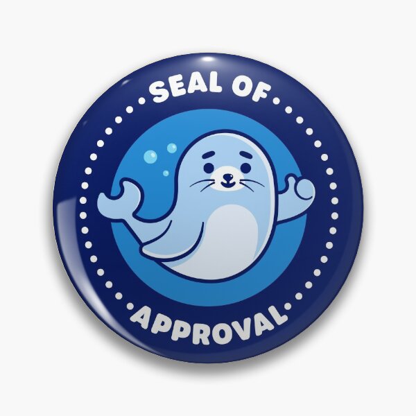 Item preview, Seal of Approval - Cute Seal Pun designed and sold by Gudland.