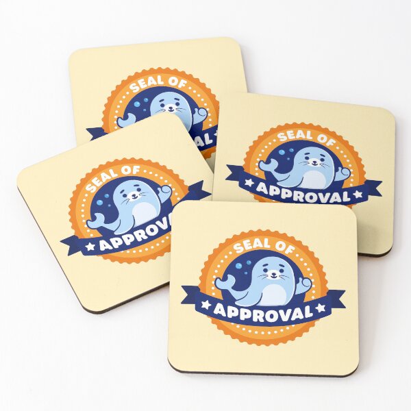Item preview, Seal of Approval - Cute Seal Pun designed and sold by Gudland.