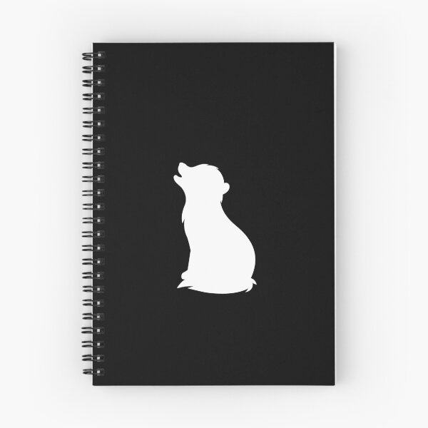 Item preview, Wolf Howling White Silhouette Men Women Kids designed and sold by samshirts.