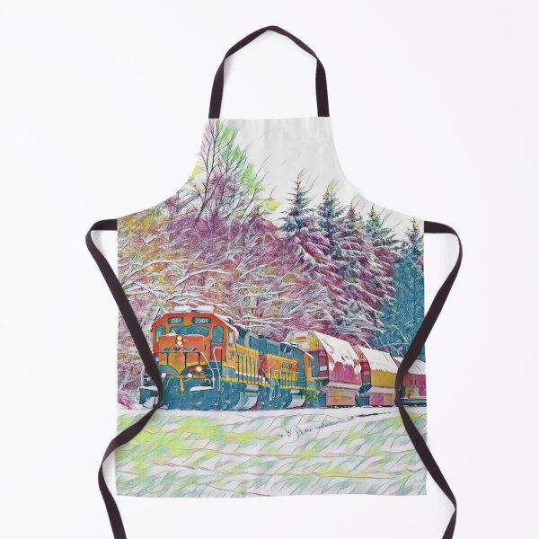 Item preview, GALATHI Locomotive Train during snow time - Trains designed and sold by Galathi Designs.