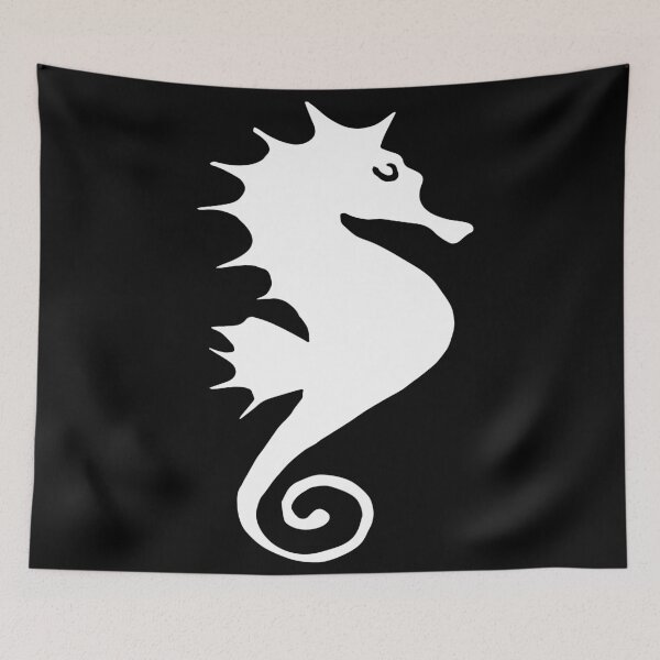 Item preview, Beach Theme Seahorse Ocean Sea Fish Print designed and sold by peachyline.