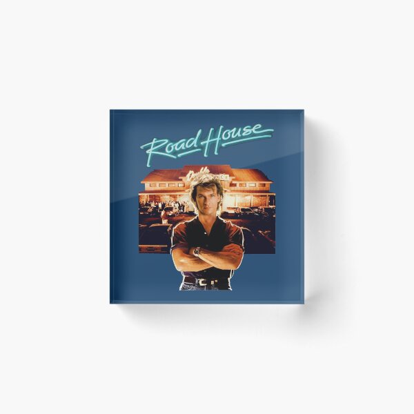Road house Patrick Swayze Retro Acrylic Block