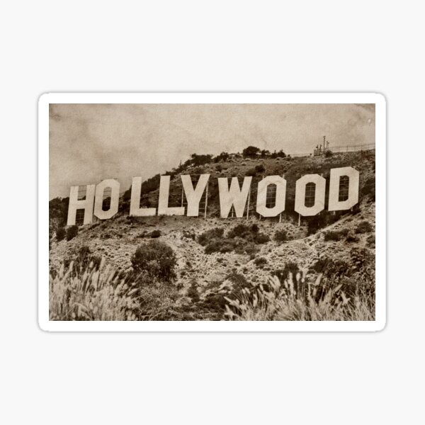 Hollywood Sticker