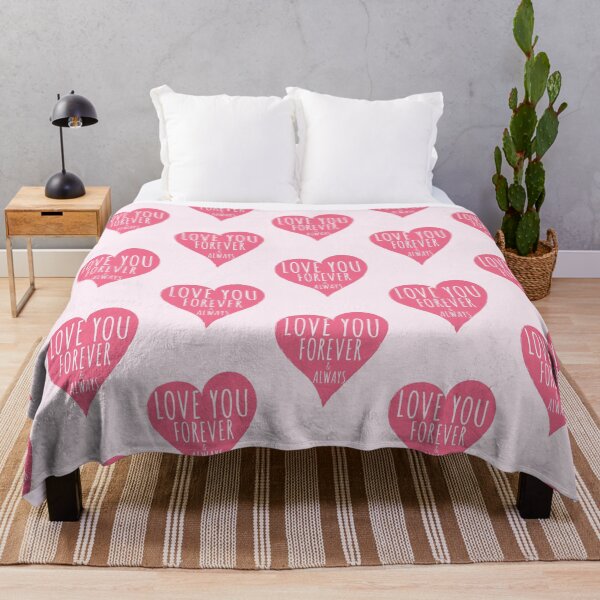 Item preview, Love You Forever & Always, Pink Valentines Day Sweetheart designed and sold by SparkPrintsandDesigns.