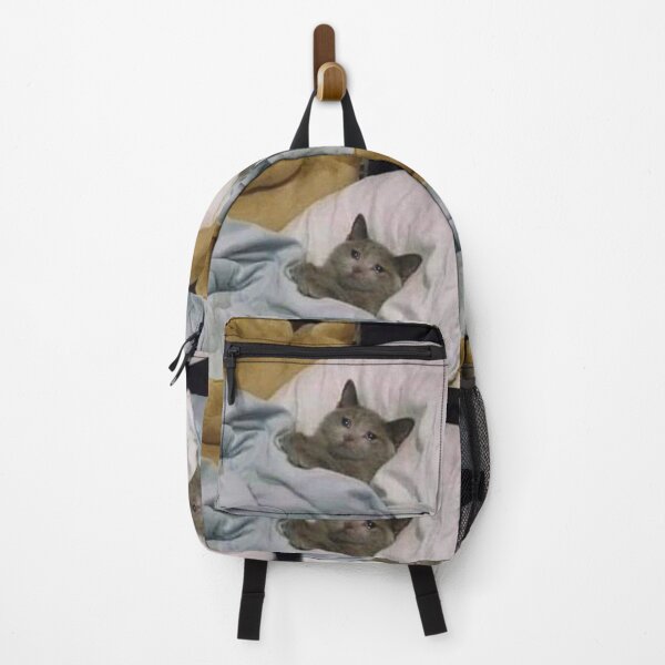 Item preview, sad cat alone in bed designed and sold by cheapfan.