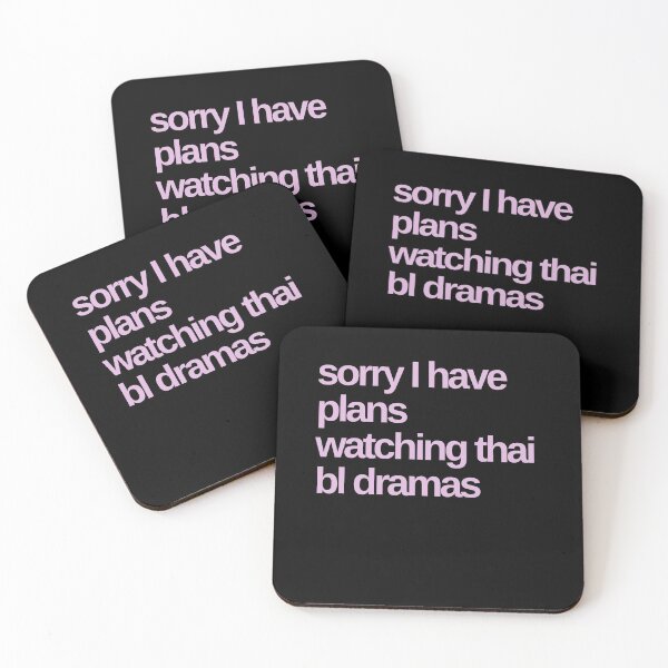 Item preview, Sorry I Have Plans Watching Thai BL Dramas designed and sold by Shujii.