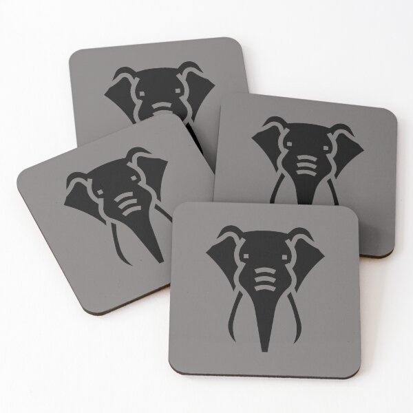 Item preview, Black and White Elephant designed and sold by chark70.