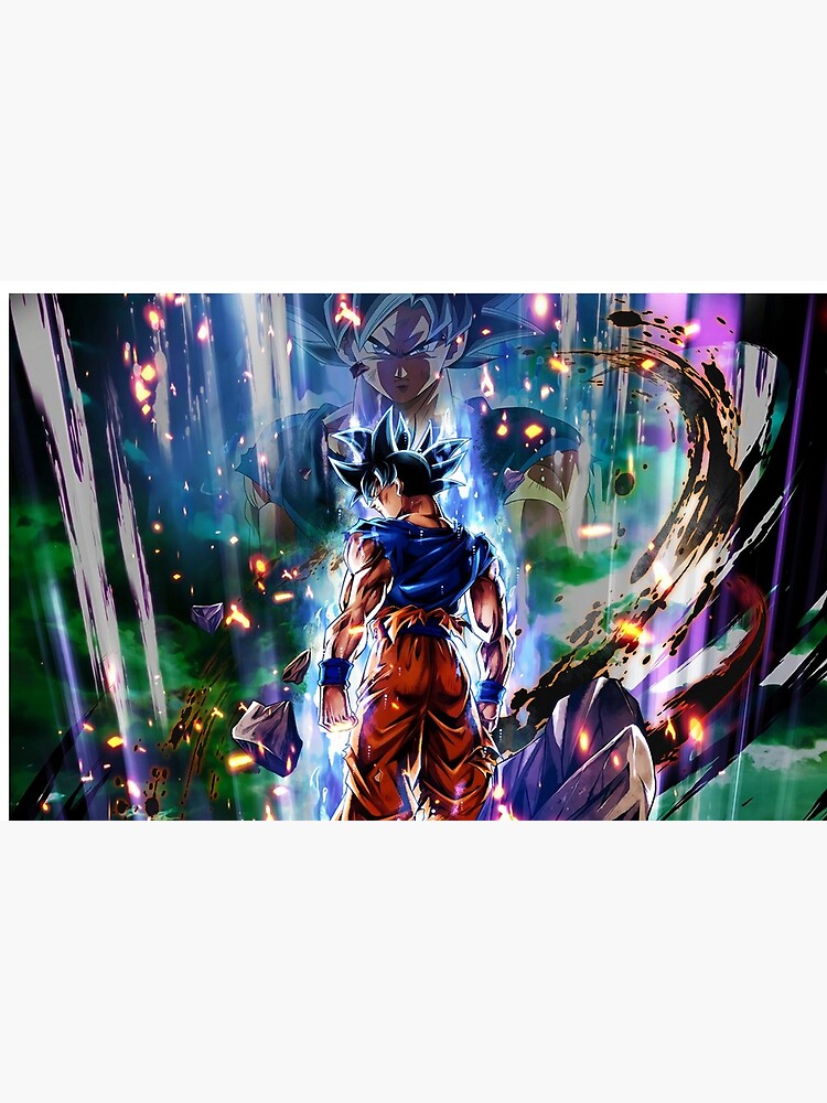 Goku Jubai Kaioken SS Blue Jigsaw Puzzle by AbdeeFactory