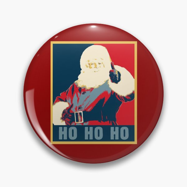 Item preview, Ho Ho Ho Merry Christmas - Funny Retro Vintage Pop Art Poster Design Santa Сlaus - The Best Merry Christmas Xmas New Year Gift for Costume Family Party or Office and Corporate Events - Ho 3 Gift Idea designed and sold by WG-Factory.