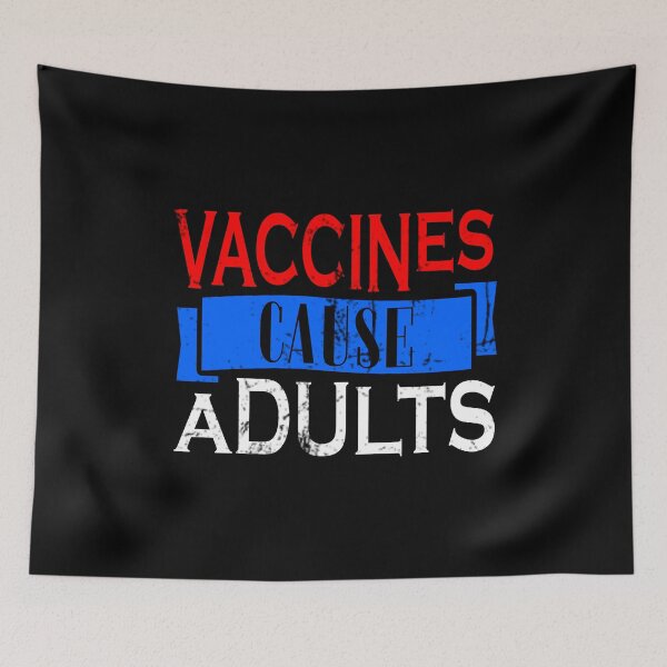 Item preview, Vaccines Cause Adults - Vintage designed and sold by AJ-DesignCo.