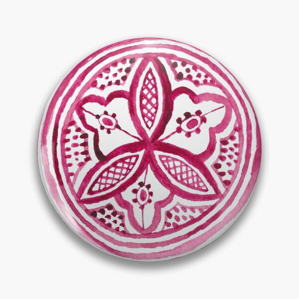 Artikelvorschau, Pink moroccan Mandala entworfen und verkauft von Carolin Bentbib.