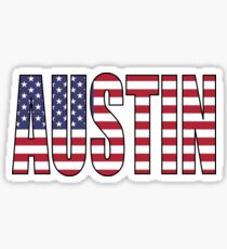 Austin. Sticker
