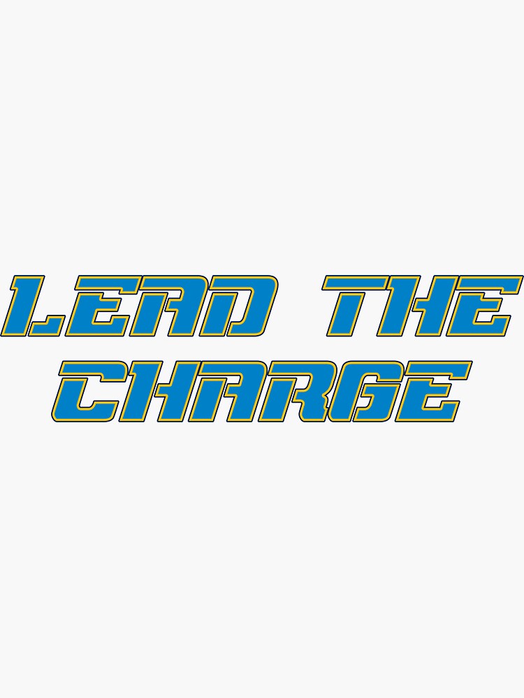 "Lead The Charge Los Angeles Chargers American Football Fan Art