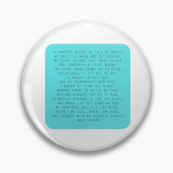 Item preview, Cita de Neil Gaiman designed and sold by cattiktoks1718.