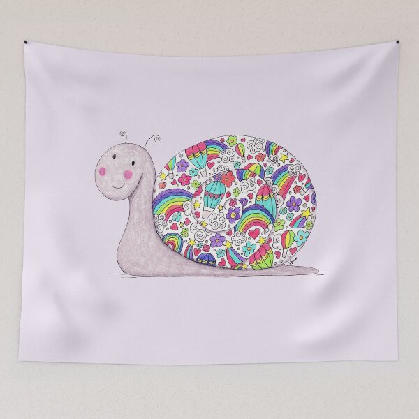 Item preview, Colourful Snail designed and sold by LouiseFranksArt.