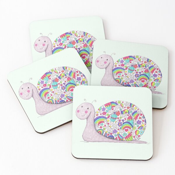 Item preview, Colourful Snail designed and sold by LouiseFranksArt.