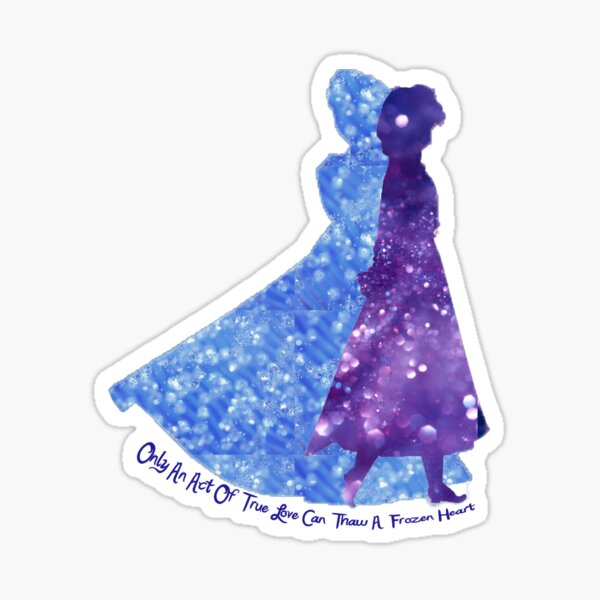 Sticker Gefrorenes Herz Redbubble