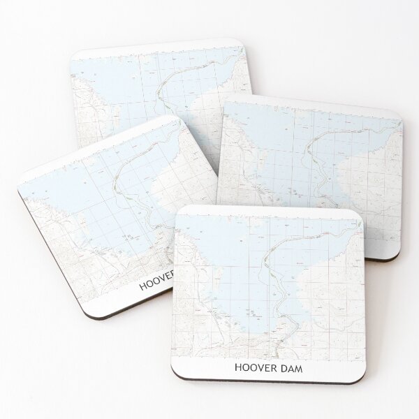 Item preview, Hoover Dam Topographical Map Clean designed and sold by PGHPhotoCo.