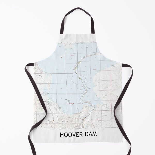 Item preview, Hoover Dam Topographical Map Clean designed and sold by PGHPhotoCo.