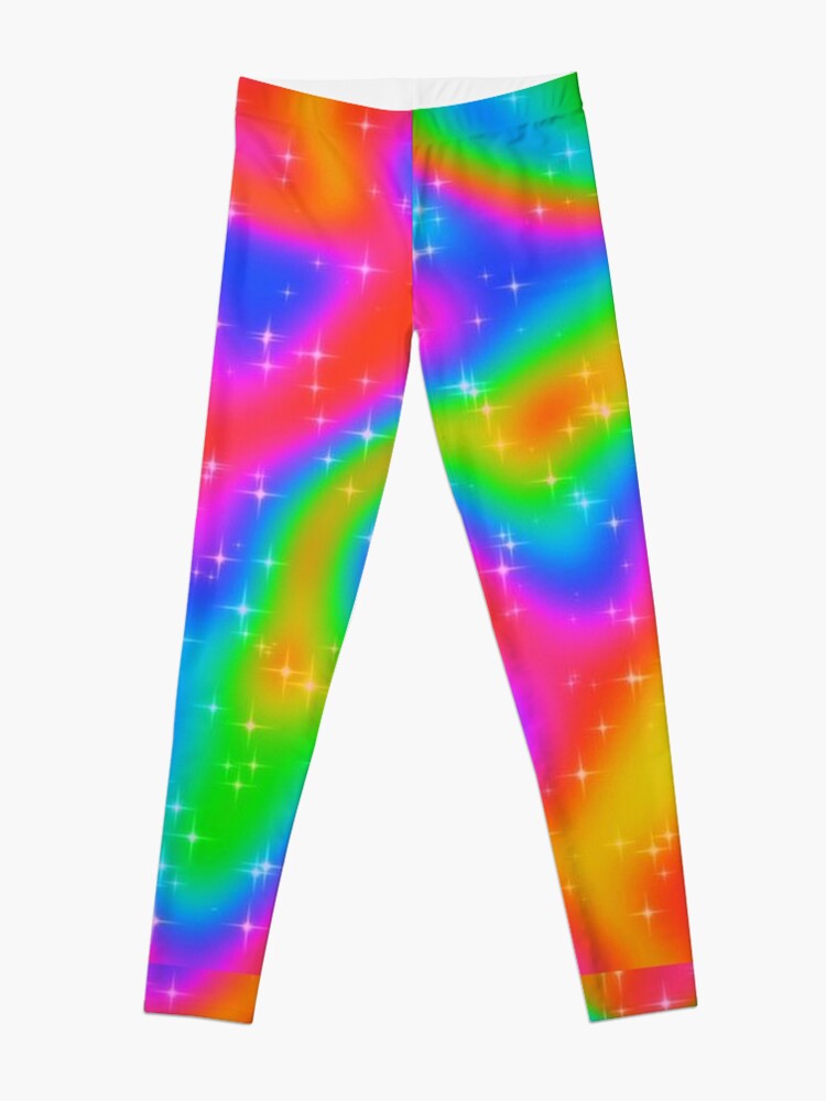 Pink Sparkly Holographic Leggings for Sale by SaradaBoru