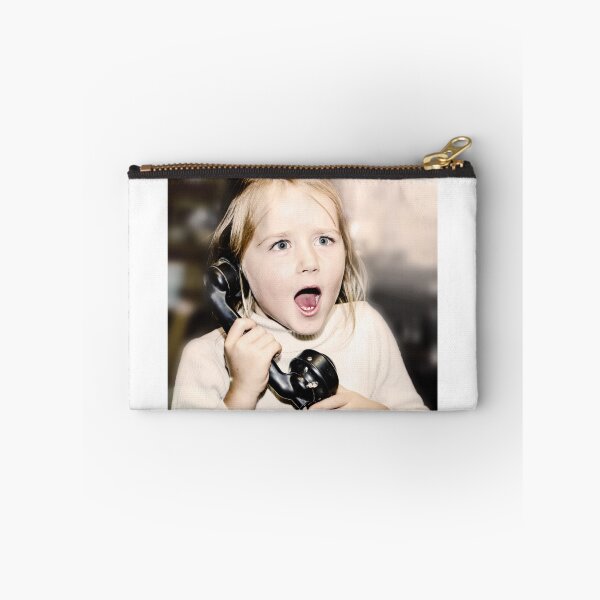 Item preview, Little emotive girl speaking vintage wired telephon designed and sold by Alexander Sorokopud.