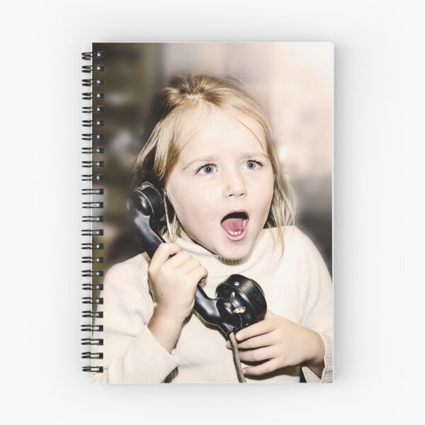Item preview, Little emotive girl speaking vintage wired telephon designed and sold by Alexander Sorokopud.