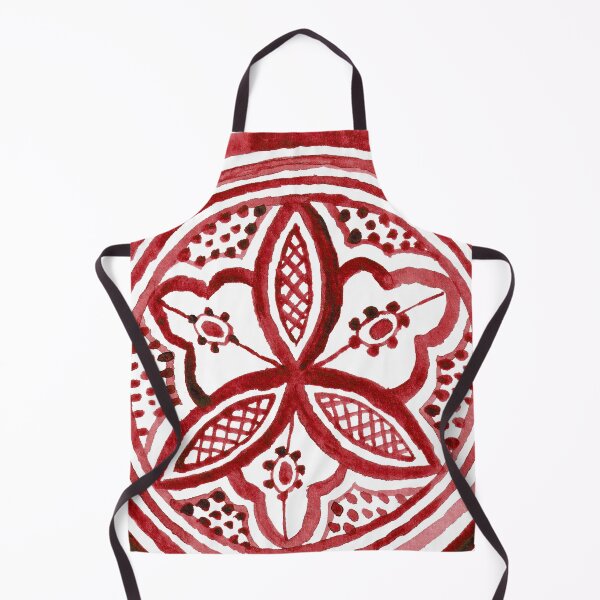 Artikelvorschau, Red moroccan Mandala entworfen und verkauft von Carolin Bentbib.