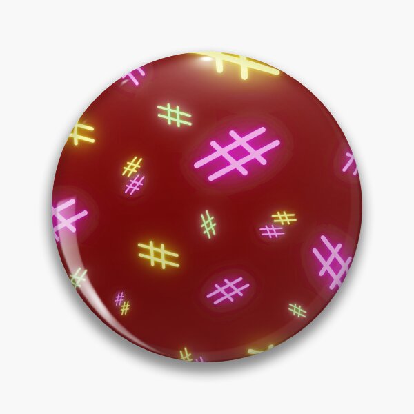Item preview, Neon hashtags pattern designed and sold by FedoraDesign.