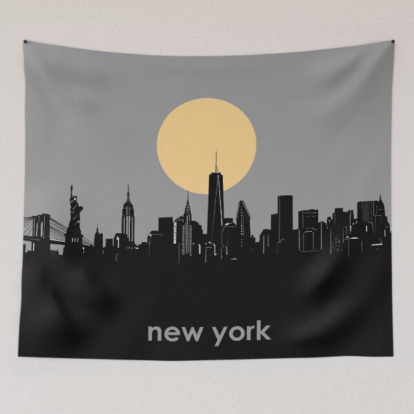 Item preview, new york skyline minimal designed and sold by BekimART2.