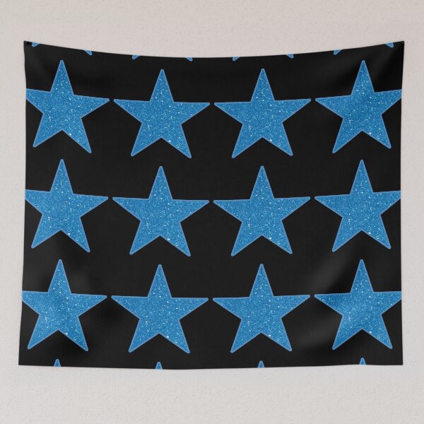 Item preview, Blue Cola Glitter Star designed and sold by BelindaFuller.