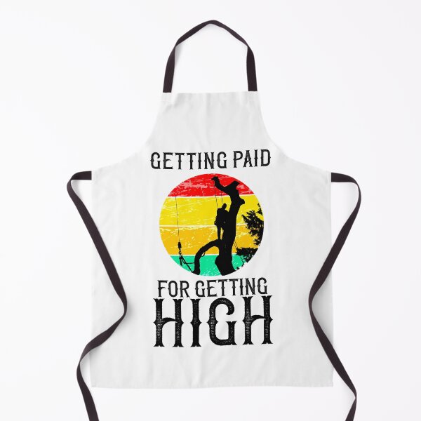 Item preview, Getting Paid For Getting High - Retro Funny Logger Gift Vintage Arborist Gifts designed and sold by TeesYouWant.