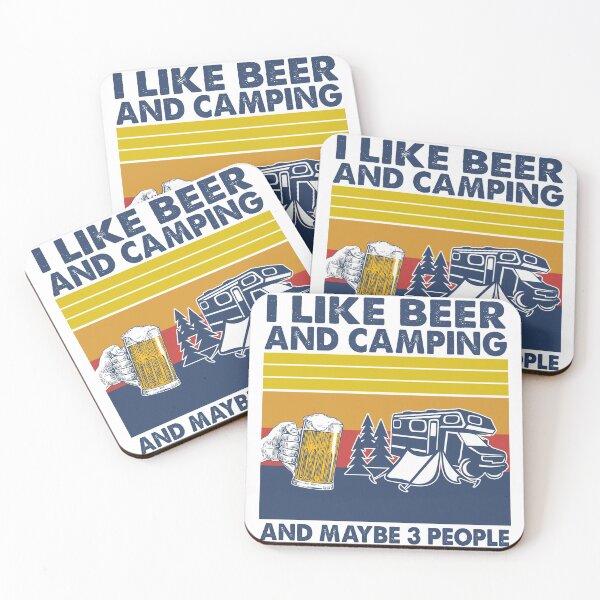 Item preview, i like beer and camping and maybe 3 people designed and sold by Adolfo114.