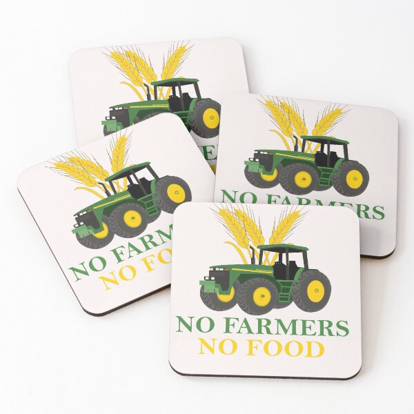 Item preview, No Farmers No Food - Great for Vegan Food Lover Sticker  designed and sold by FunnyDSN.