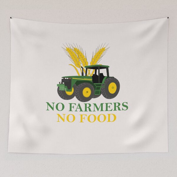 Item preview, No Farmers No Food - Great for Vegan Food Lover Sticker  designed and sold by FunnyDSN.