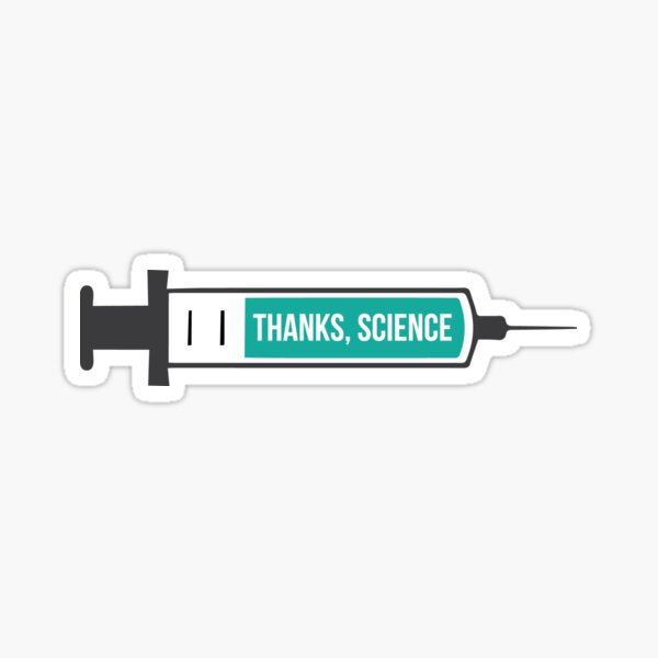 Thanks Science Sticker