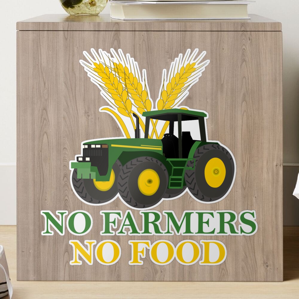 Custom No Farmers No Food Farmer Farming Farm Owner Gifts Men Women License  Plate By Cm-arts - Artistshot