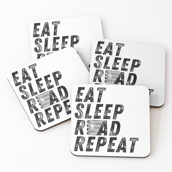 Item preview, Eat Sleep Read Repeat | Bibliophile designed and sold by itsokaybyme.